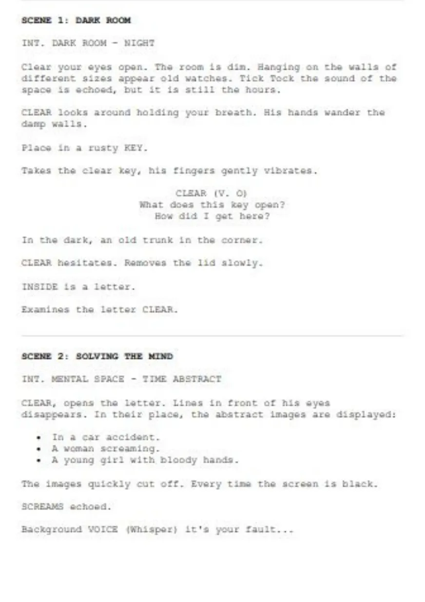 Chronological Paradox first page
