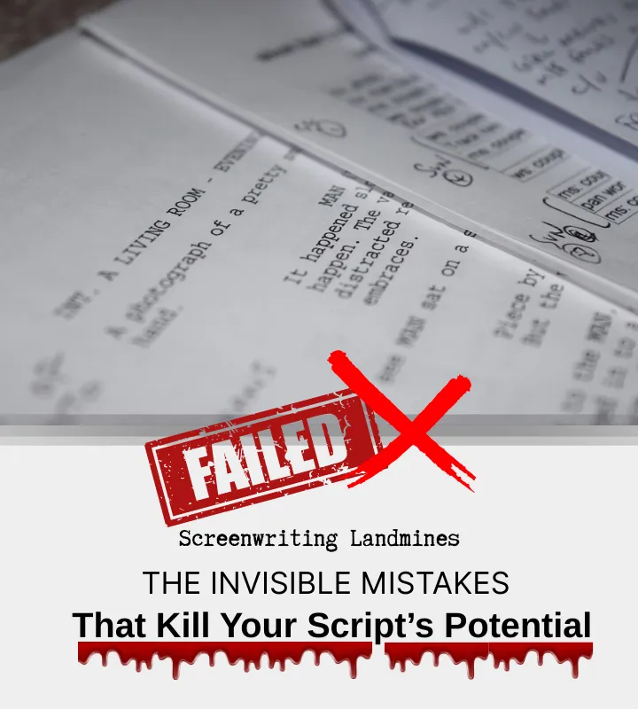SCREENWRITING LANDMINES: THE INVISIBLE MISTAKES THAT KILL YOUR SCRIPT’S POTENTIAL