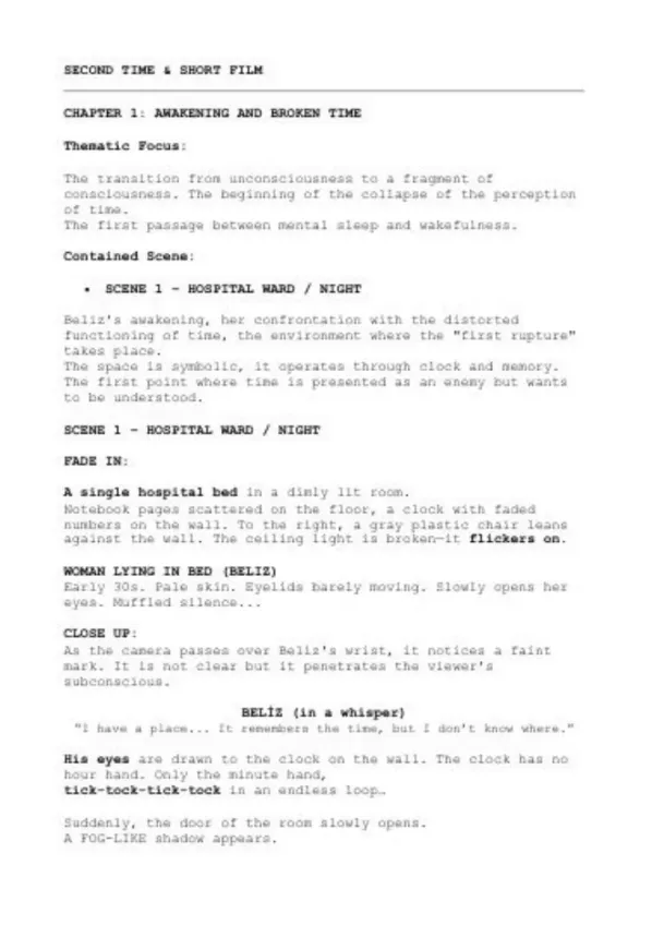 Second Time first page