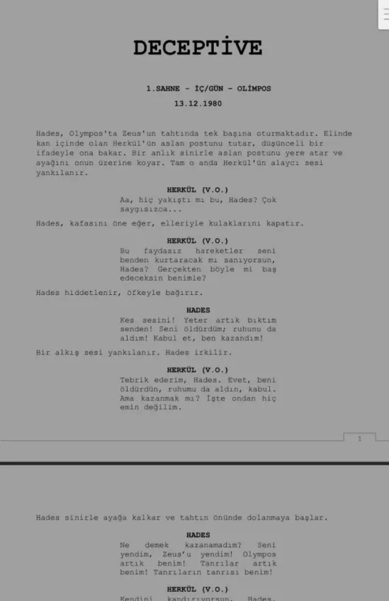 DECEPTİVE  first page
