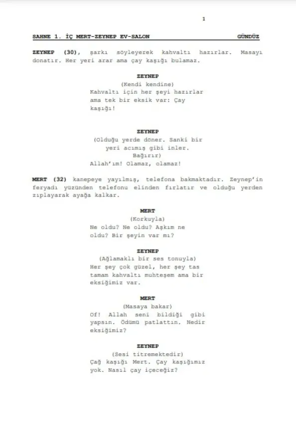 BİR ÇAY KAŞIĞI HAZİNE first page