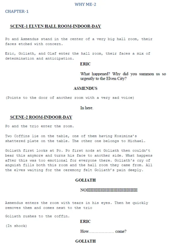 WHY ME-2 first page
