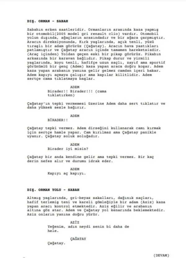 KUMDAN ADAMLAR first page