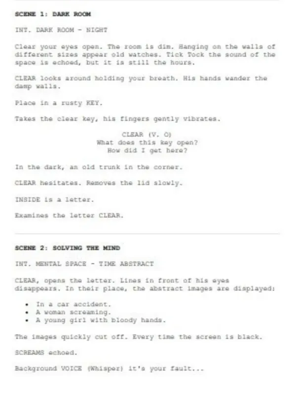 Chronological Paradox first page