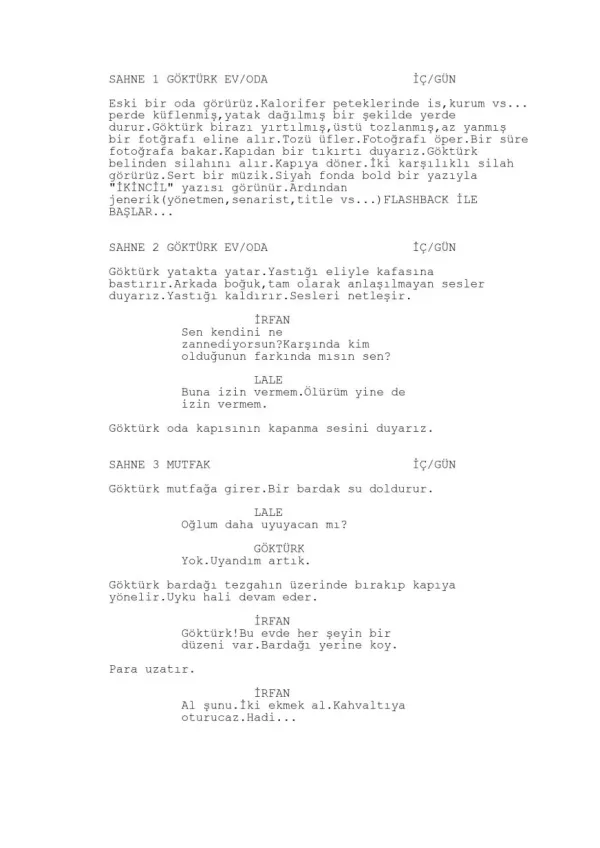 İKİNCİL first page