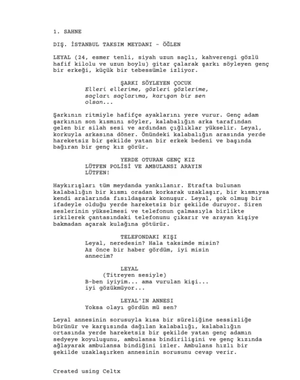 ÖZGÜN BİR ÖZGÜRLÜK first page