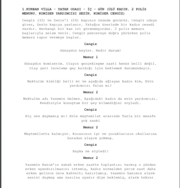 ÖLÜ BİR KADININ DOĞUM GÜNÜ PASTASI first page