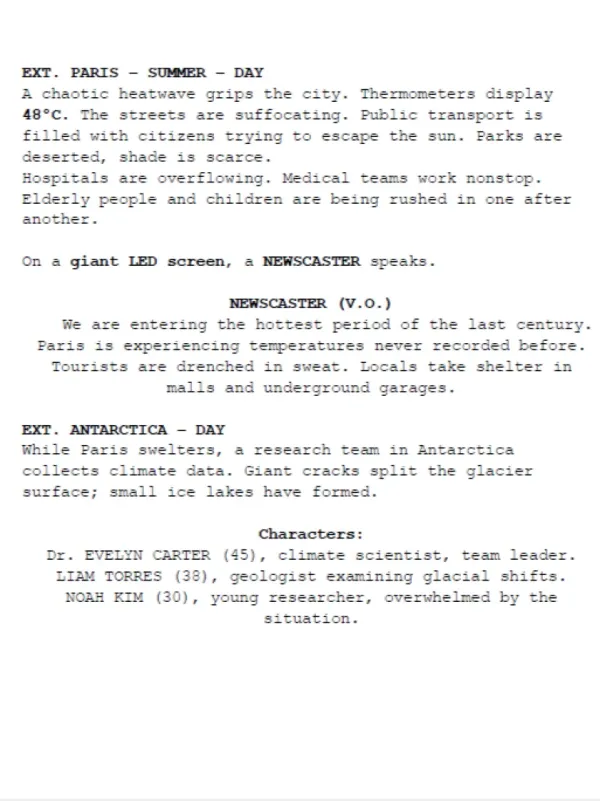 Blackout Protocol first page