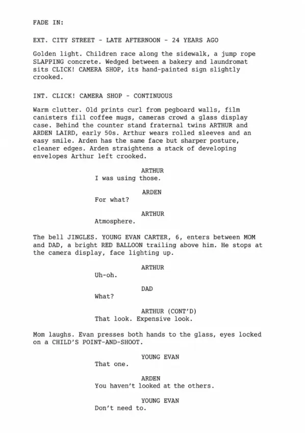 Behind the Still first page