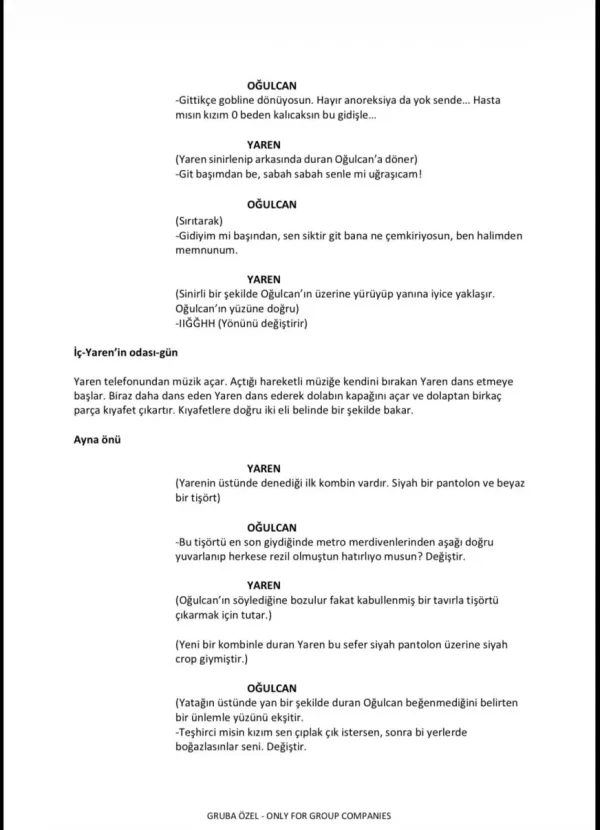 HARİCİ / OUTER sample page