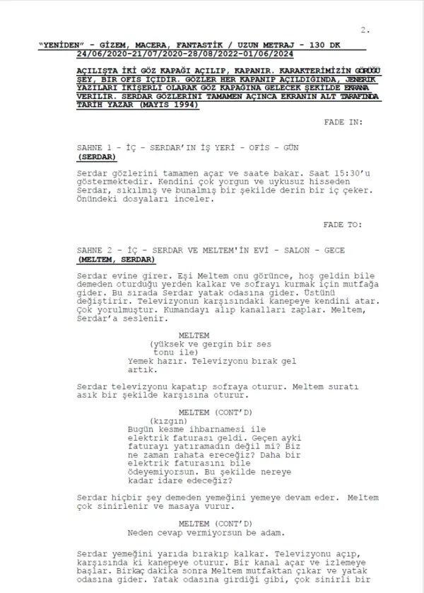 YENİDEN first page