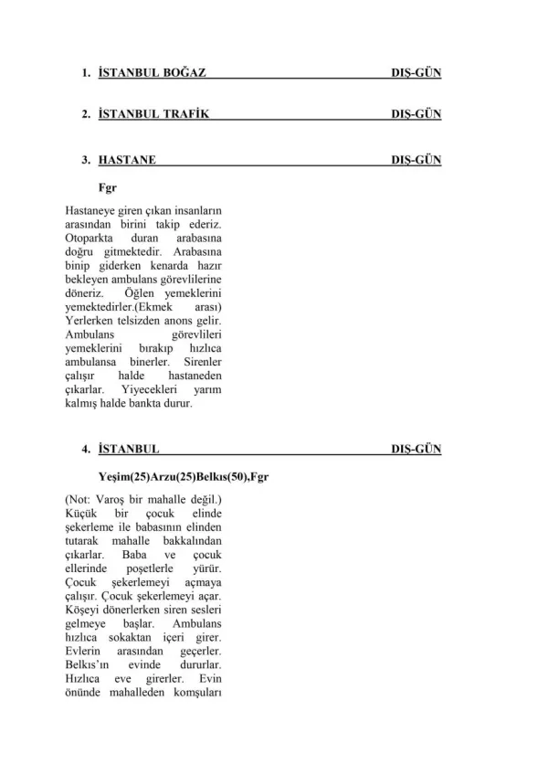KARANLIK YOLLAR first page