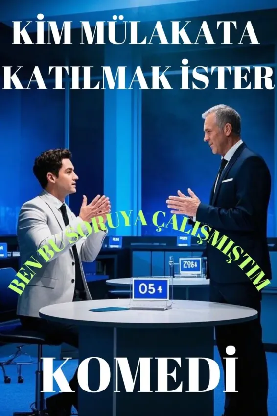 KİM MÜLAKATA KATLMAK İSTER scenario poster