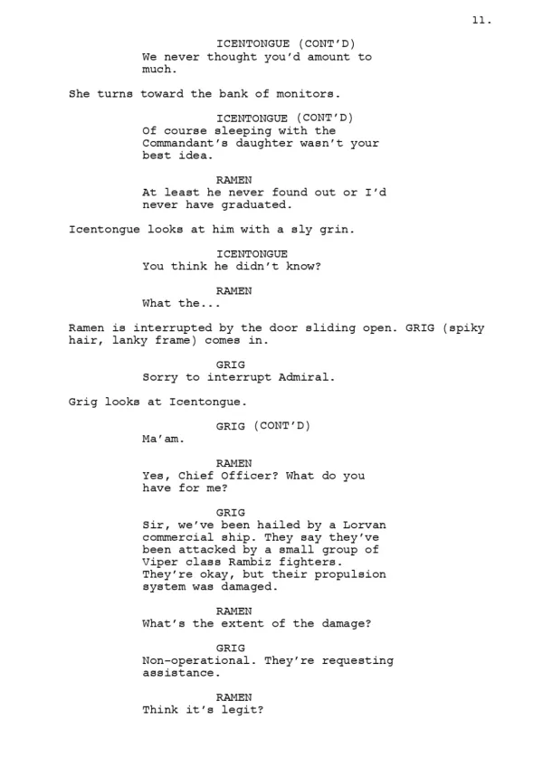 Meat My Uncle sample page