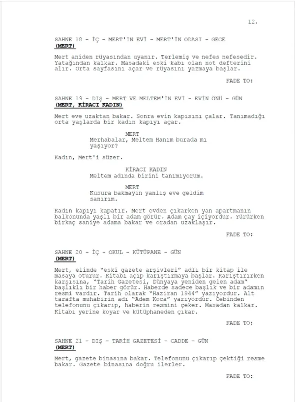 YENİDEN sample page
