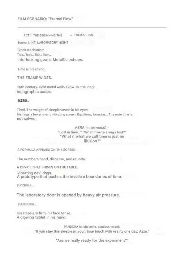 Eternal Flow first page