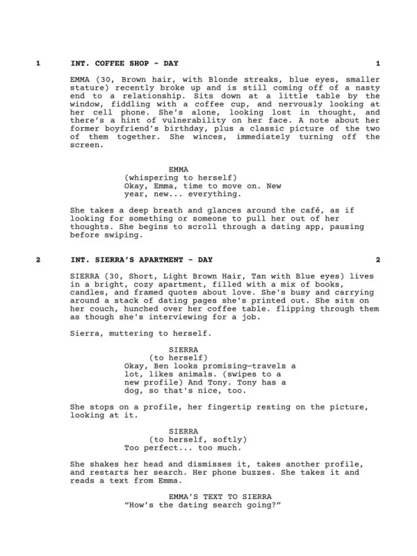 Cuffing Season  first page
