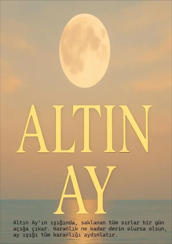 ALTIN AY scenario poster