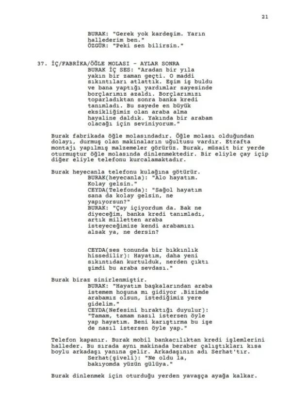 SENİ ŞİMDİDEN ÖZLEDİM sample page