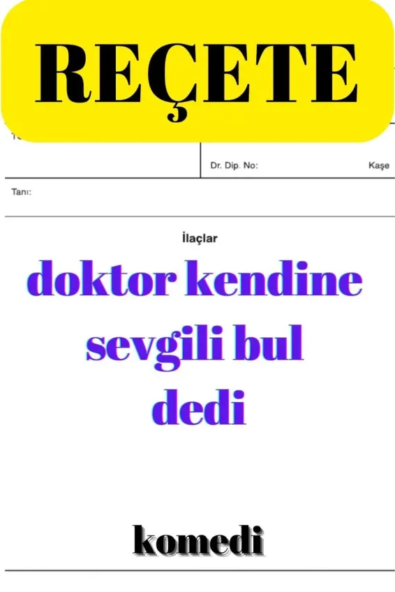 REÇETE scenario poster
