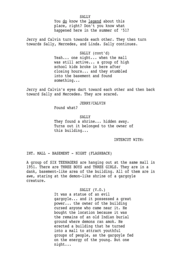 Death At Terror Mall sample page