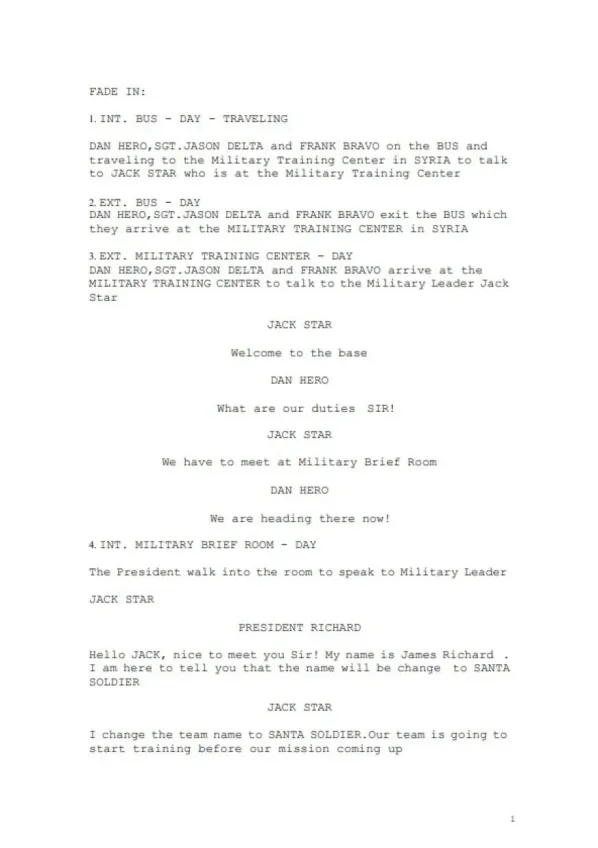 Santa Soldier Operation Christmas Rescue  first page