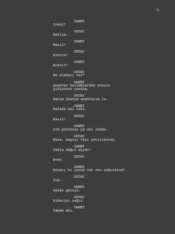 ESNAF sample page