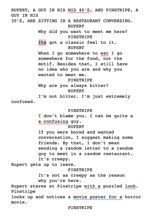 Pinsstripe first page