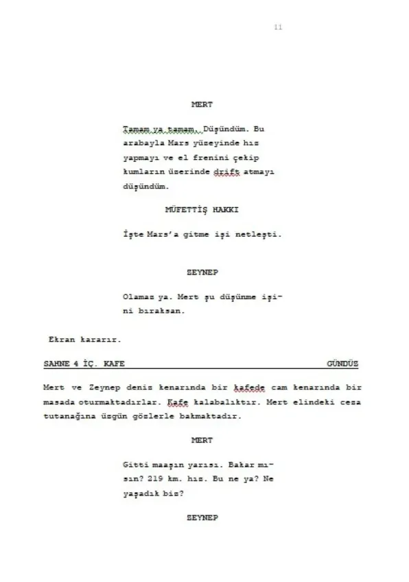 DÜŞÜNÜRSEN BOZARSIN! sample page