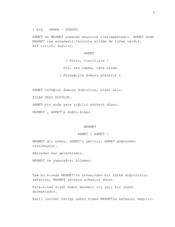 av ya da avcı first page
