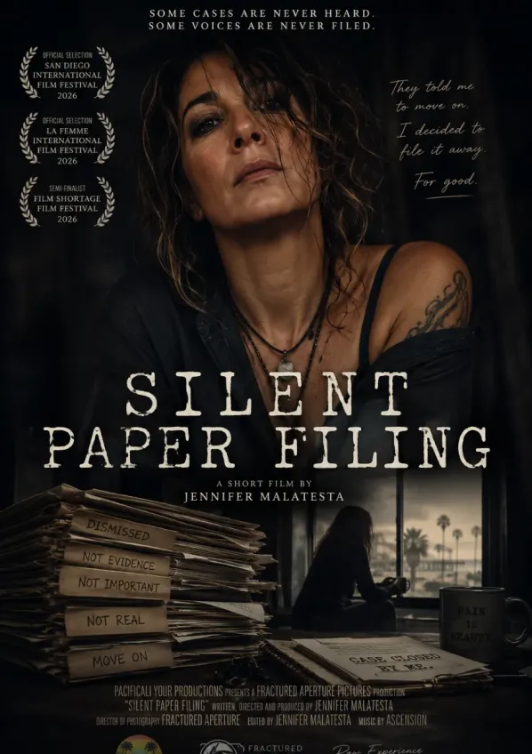 Silent Paper Filing scenario poster