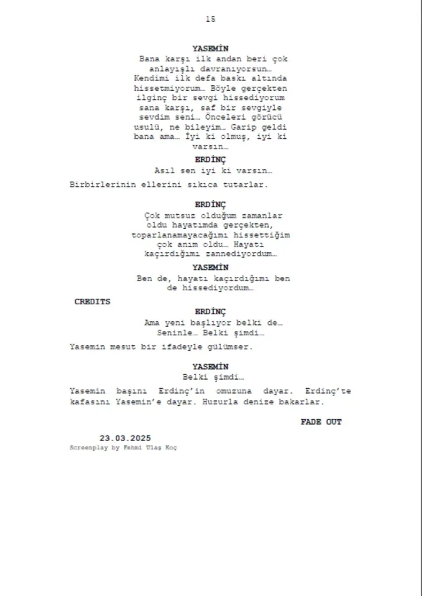 Belki Şimdi  sample page
