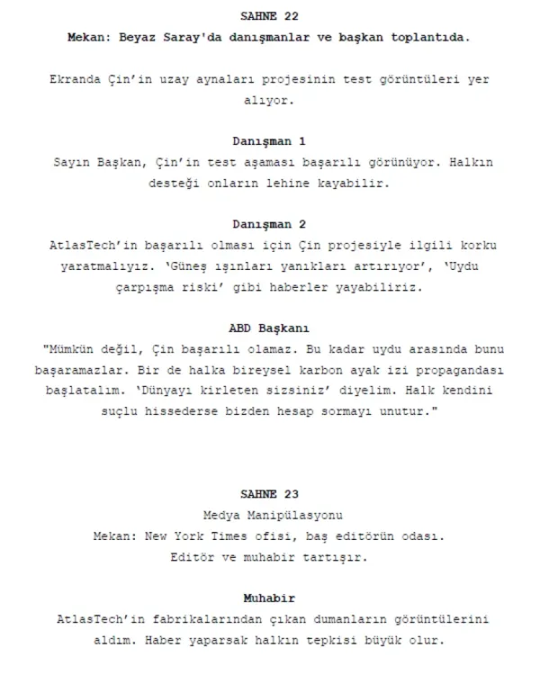 Karartma Protokolü sample page