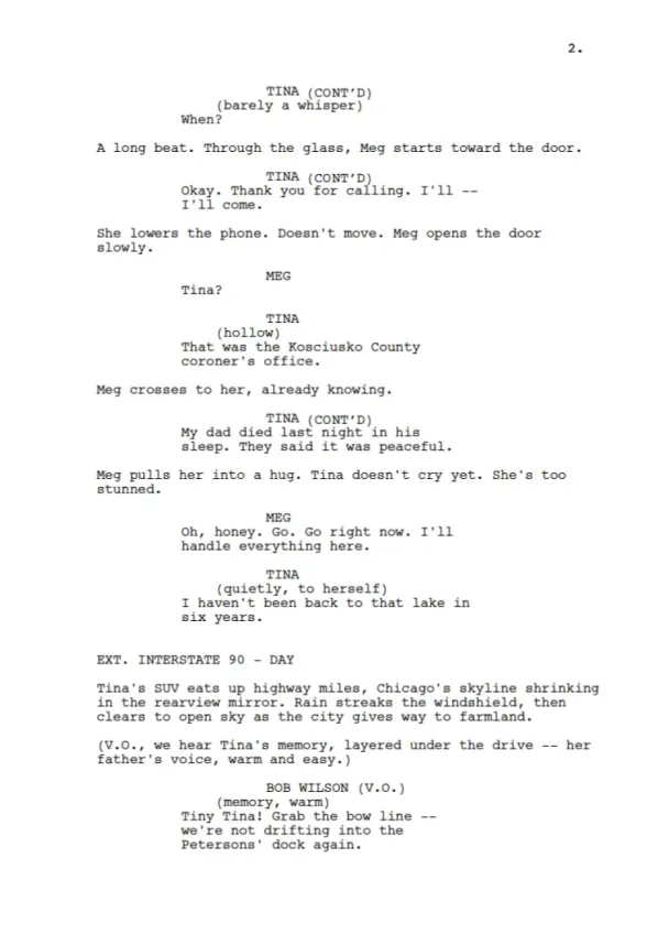The Heart of Lake Wawasee sample page