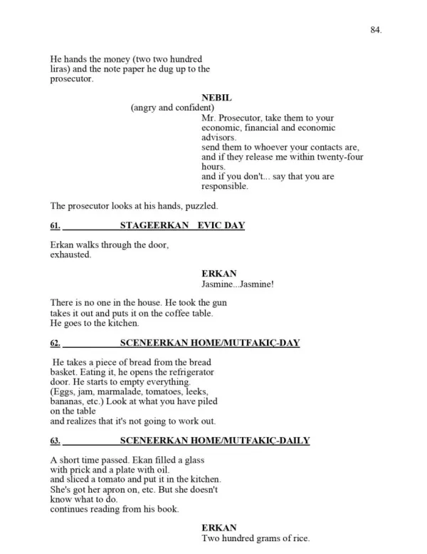 THE FORCED PRISONER sample page