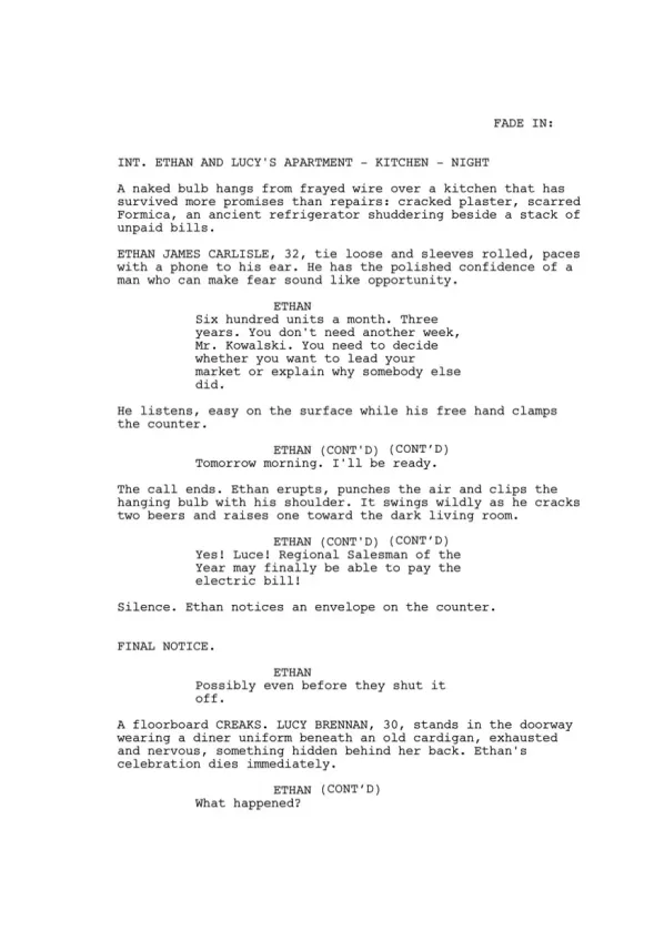 The Neighbor's Key first page