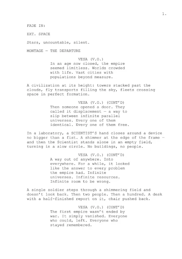 The Unbound first page