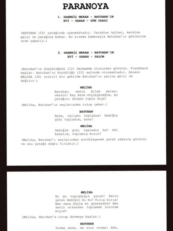DECEPTİVE (PARANOYA) first page