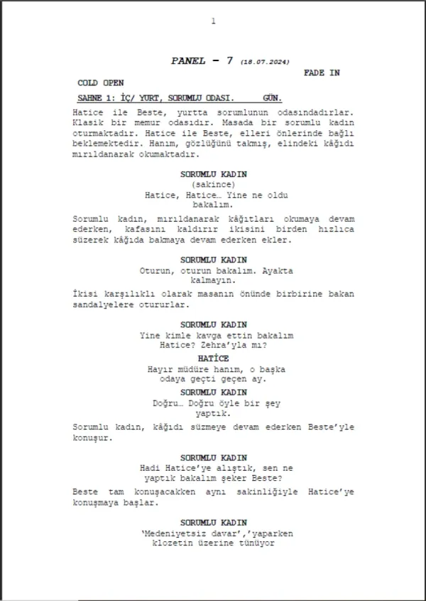 Beş Bar Taburesi  first page