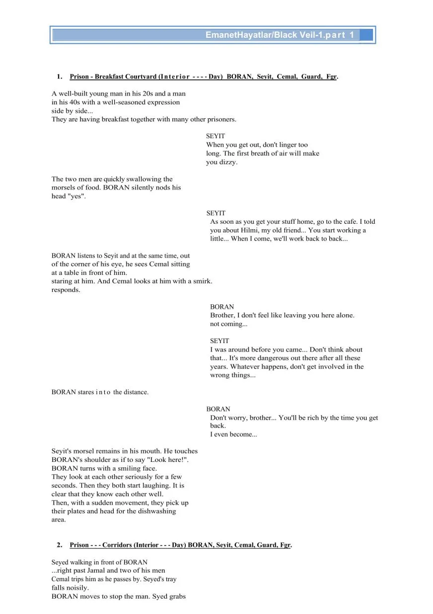 ENTRUSTED LIVES first page