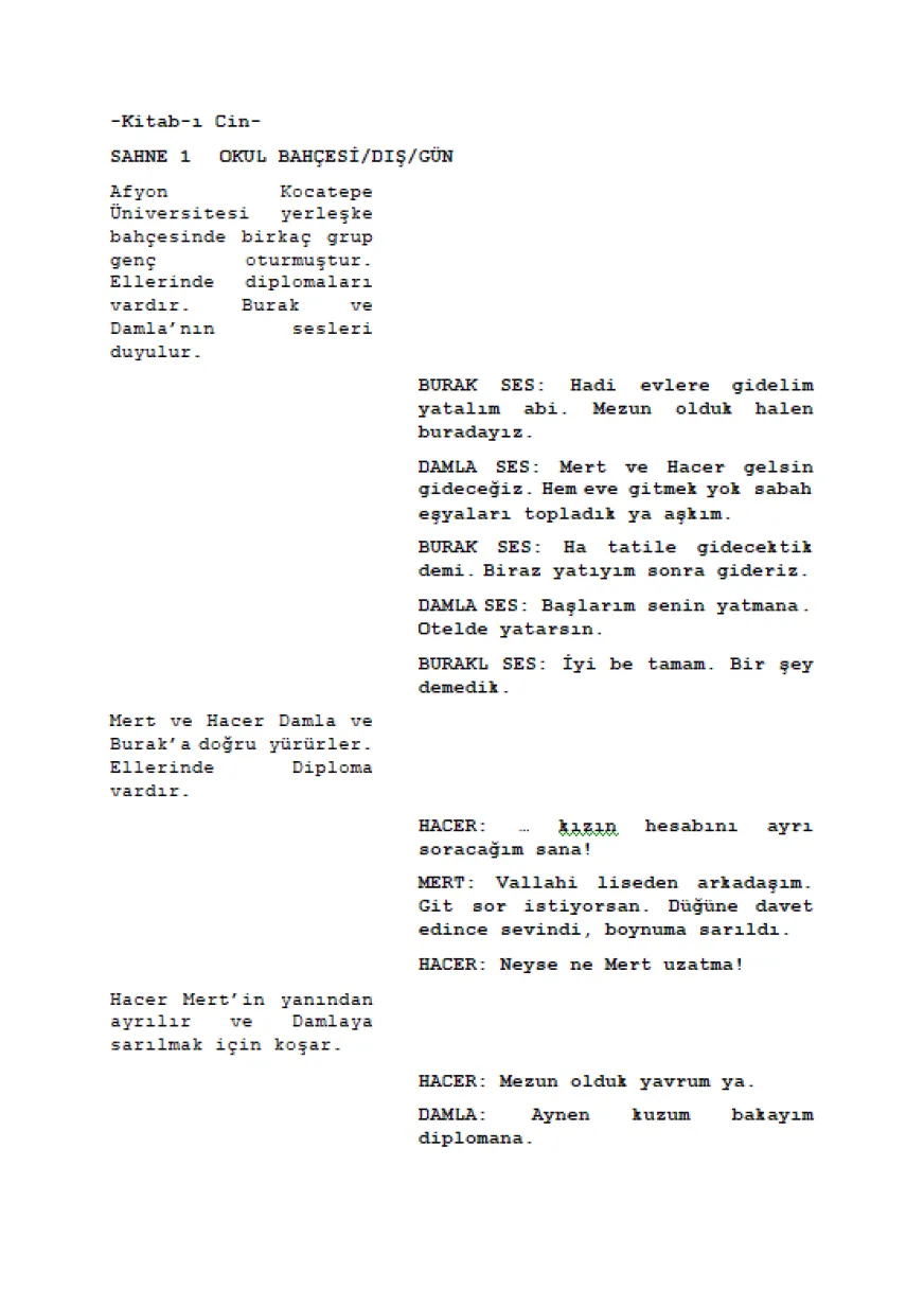 KİTAB-I CİN first page