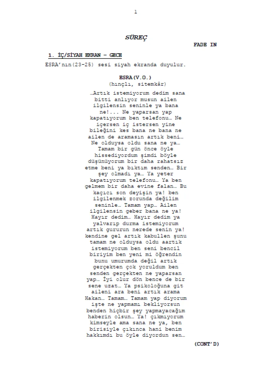 Süreç  first page
