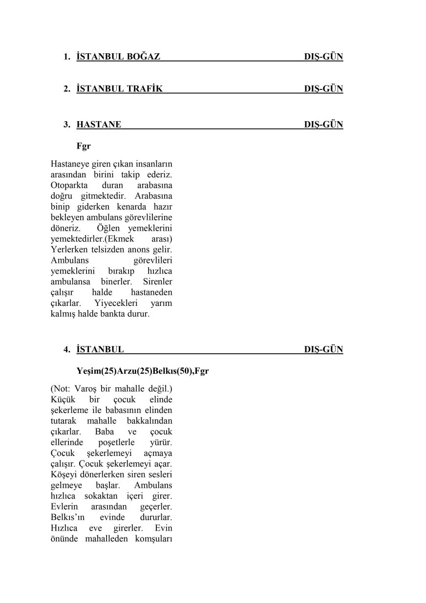 KARANLIK YOLLAR first page