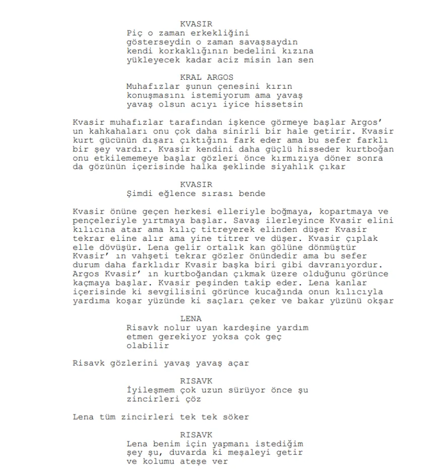 İKİZ KILIÇLAR sample page