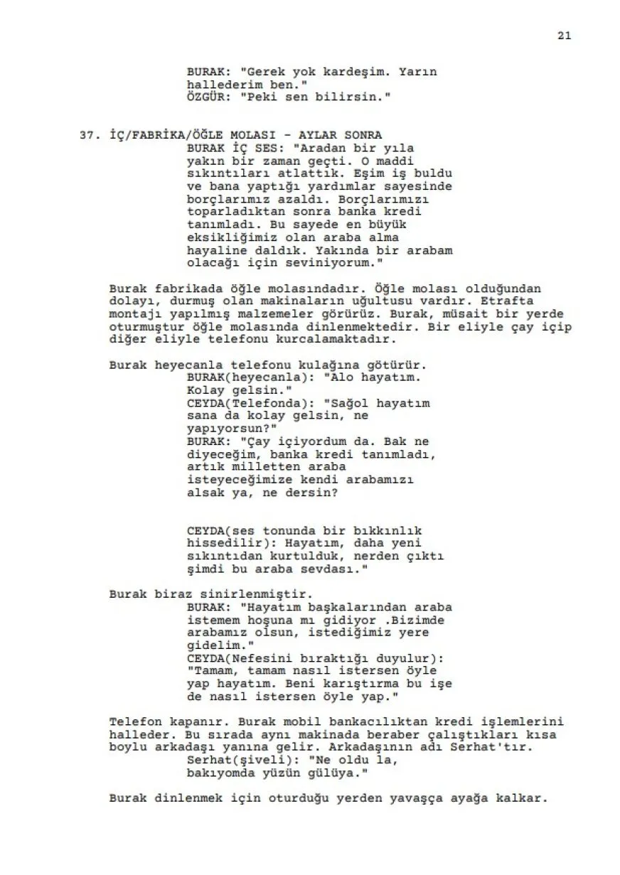 SENİ ŞİMDİDEN ÖZLEDİM sample page