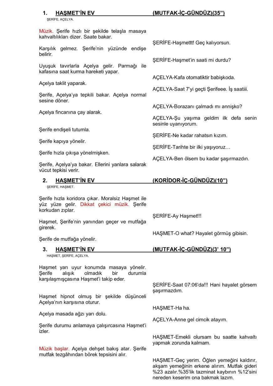 REÇETE first page