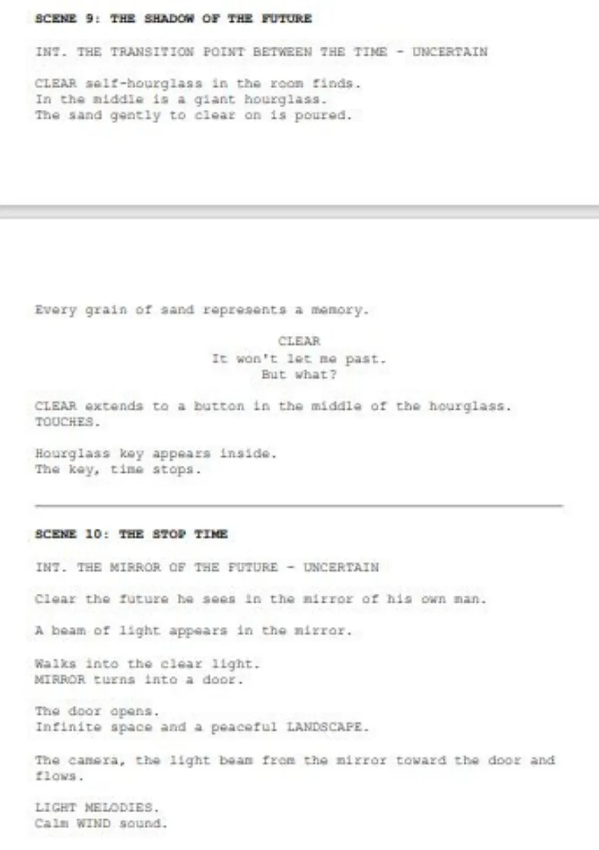Chronological Paradox sample page