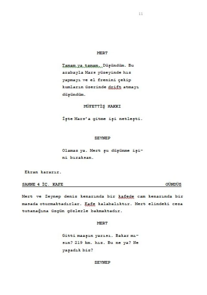 DÜŞÜNÜRSEN BOZARSIN! sample page