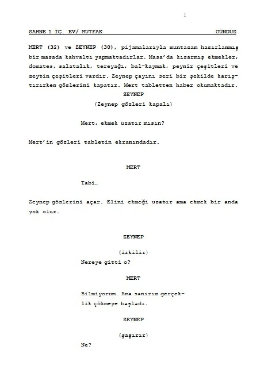 DÜŞÜNÜRSEN BOZARSIN! first page