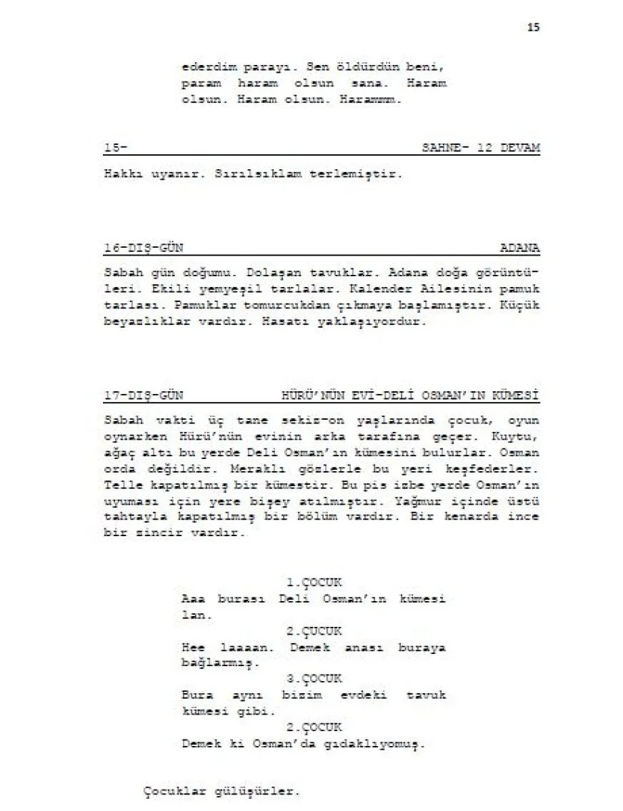 Pamuk Ağa sample page